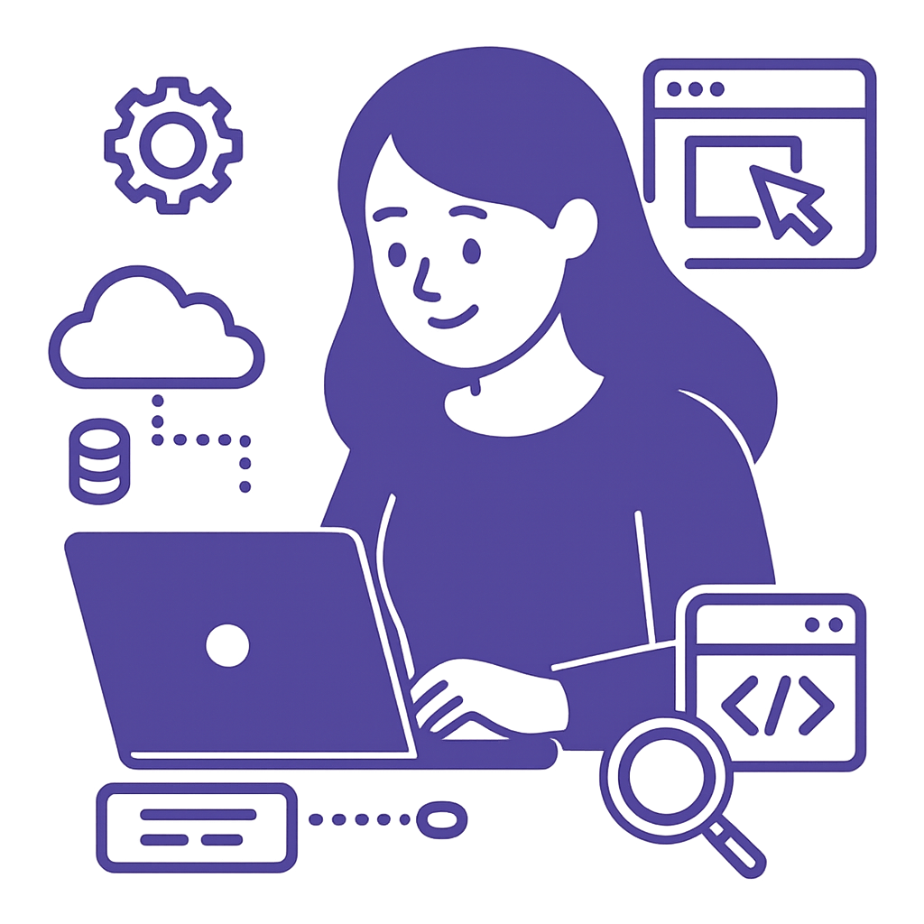 Illustration of software development